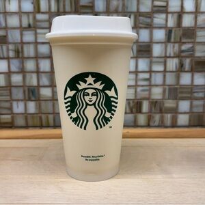 Starbucks Cream Reusable Tumbler